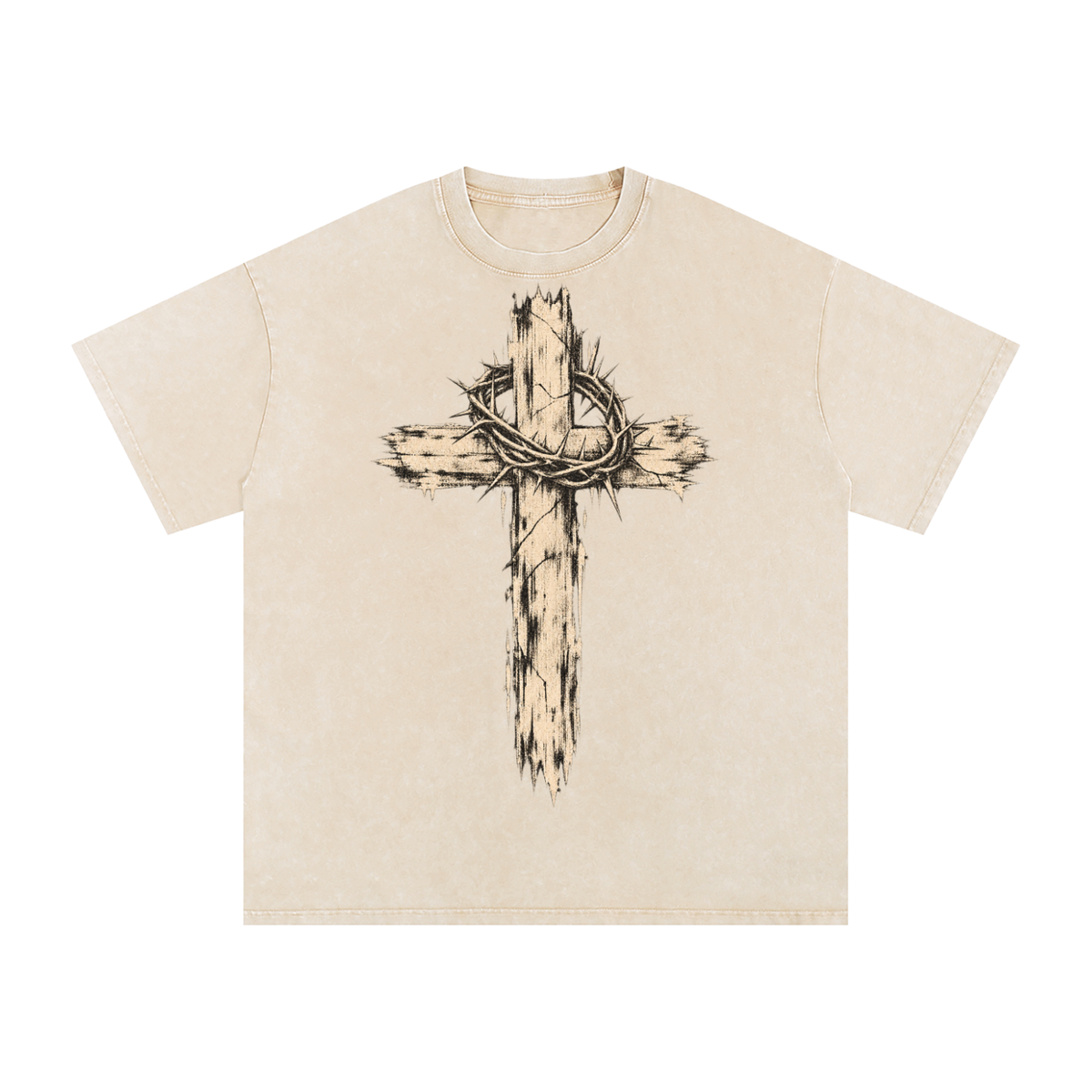 Rugged Christian Cross Streetwear