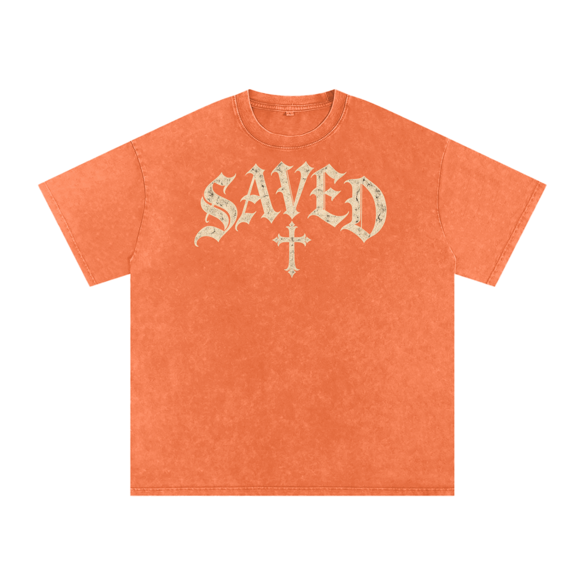 Saved by Grace Tee – Gothic Christian Streetwear