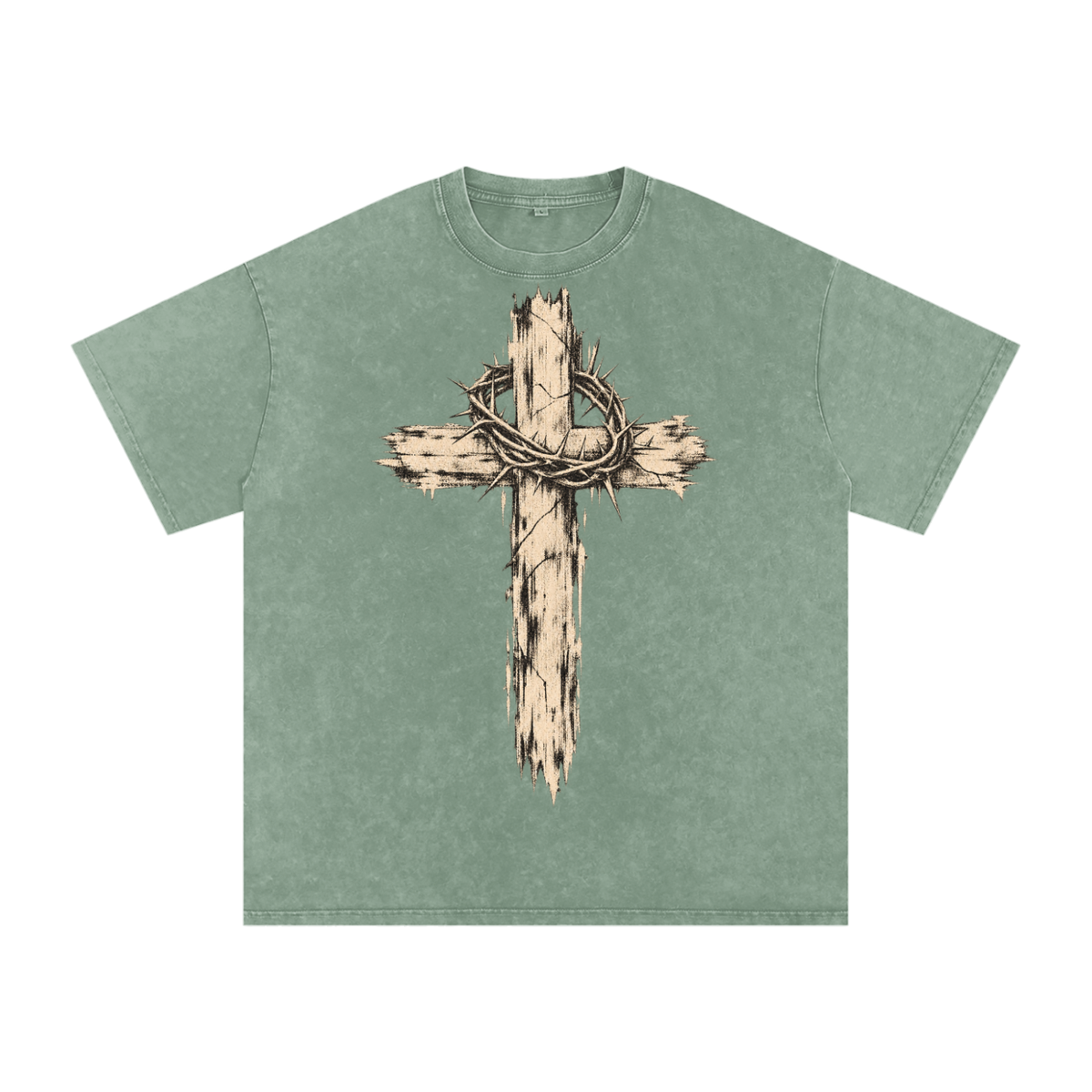 Rugged Christian Cross Streetwear