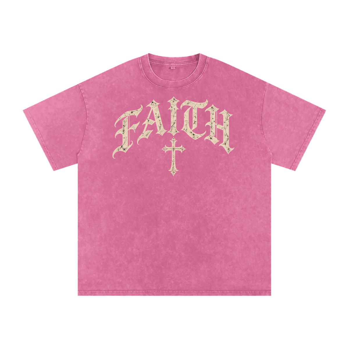 Faith Gothic Cross Tee – Vintage Christian Streetwear