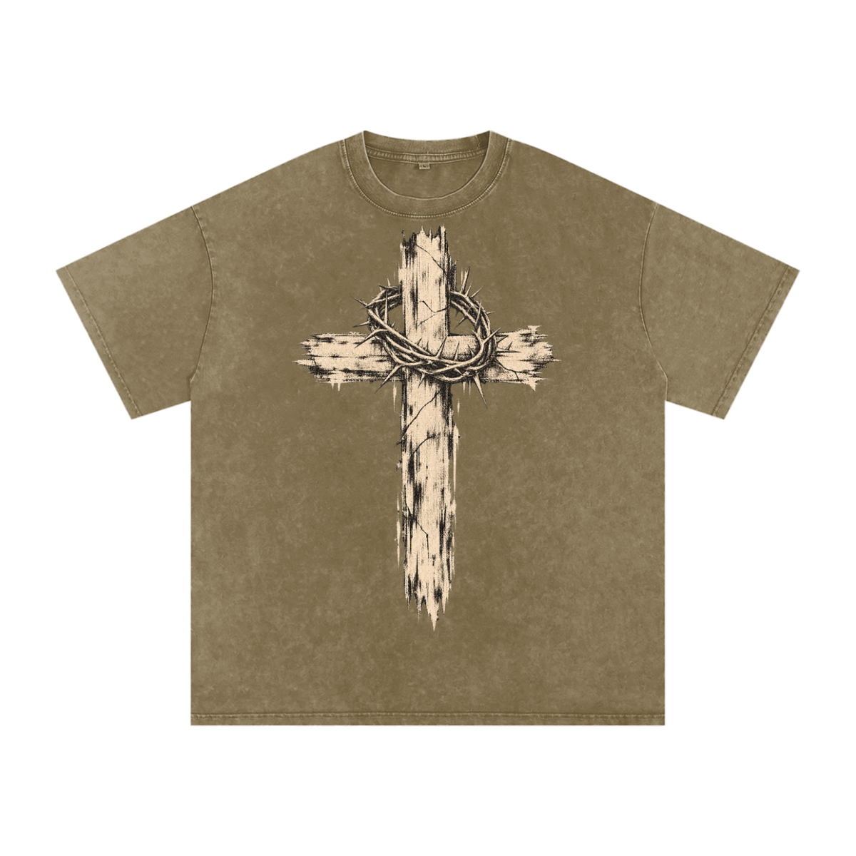 Rugged Christian Cross Streetwear