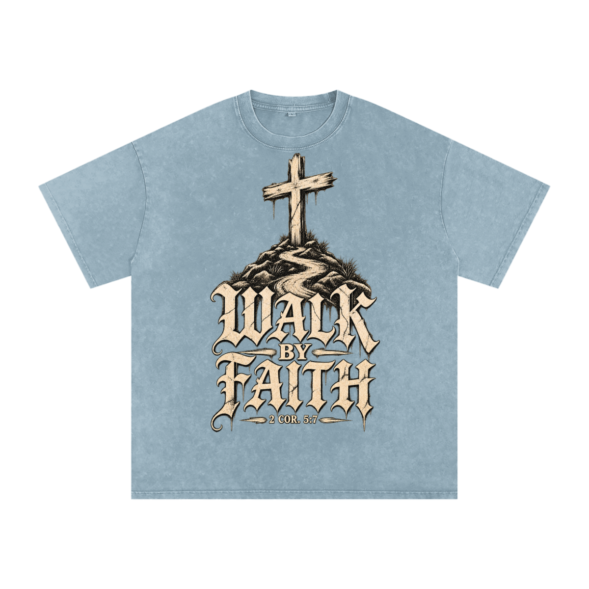 Christian Cross Streetwear | 2 Corinthians 5:7