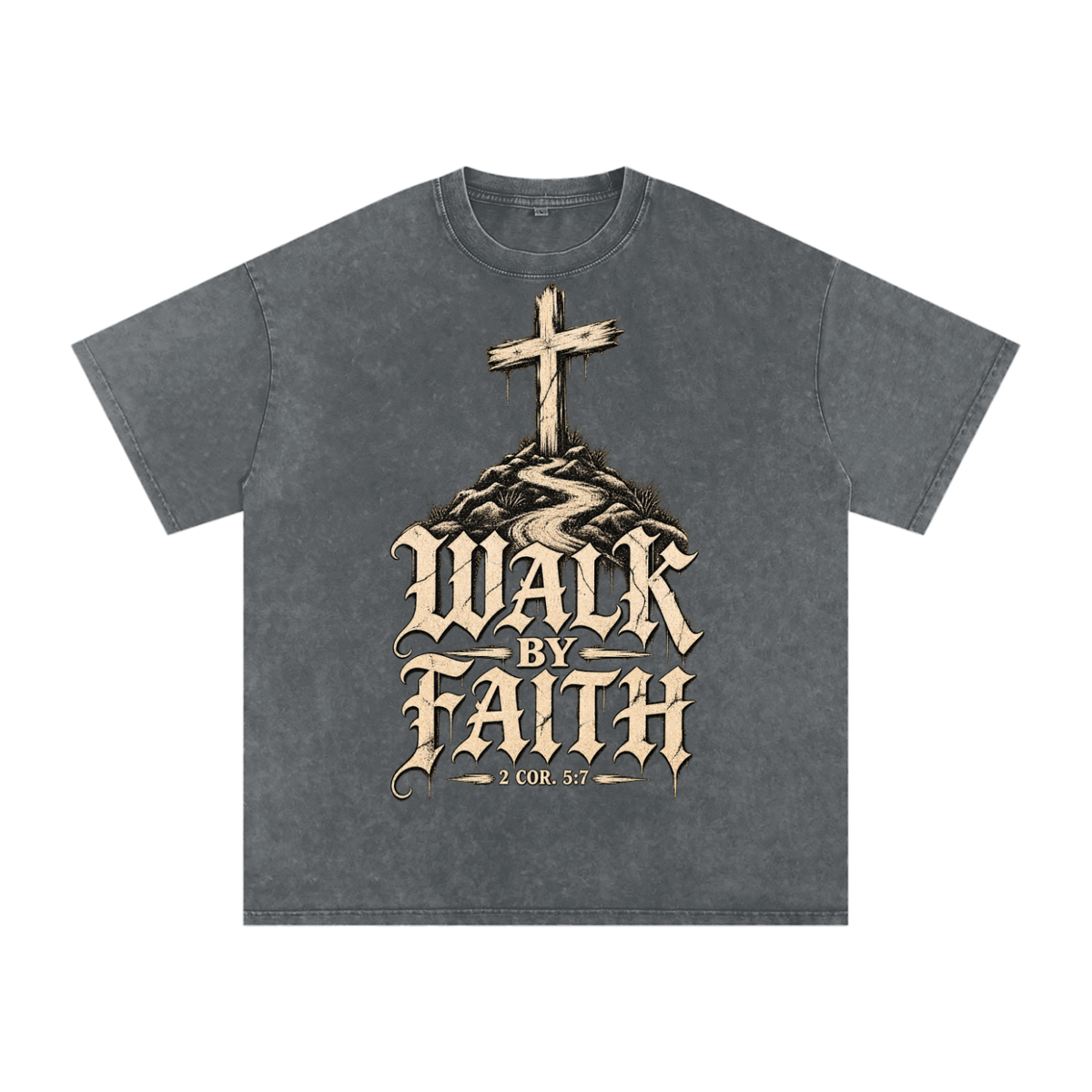 Christian Cross Streetwear | 2 Corinthians 5:7