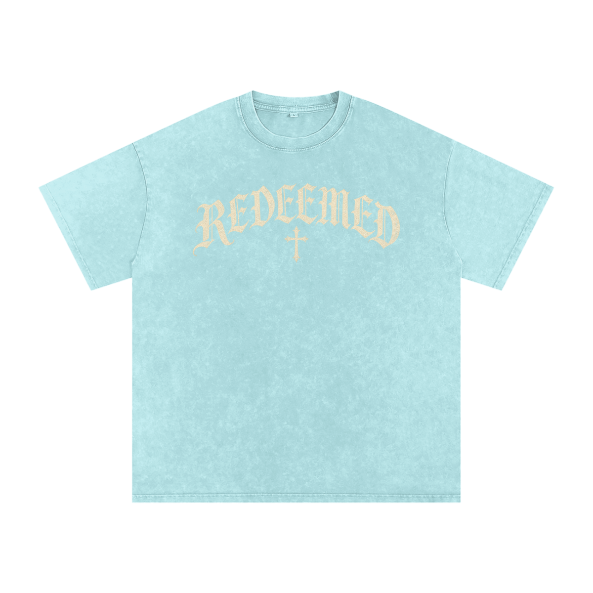 Redeemed Gothic Cross Tee – Vintage Christian Streetwear