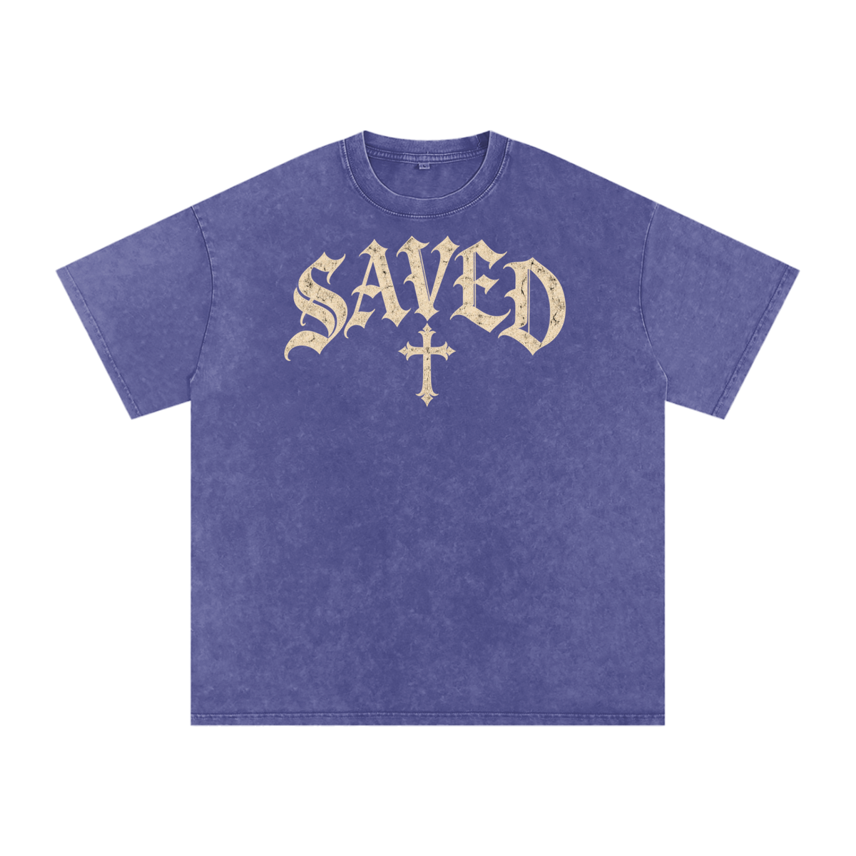 Saved by Grace Tee – Gothic Christian Streetwear